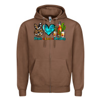 Chestnut peace love whiskey Zipper Hoodie - AdoDesignShop