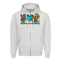 Dove Grey peace love whiskey Zipper Hoodie - AdoDesignShop