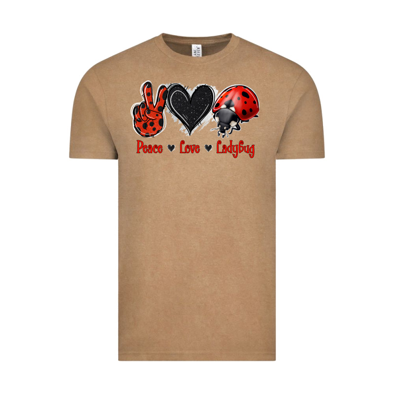 Peace Love Ladybug Vintage Tee by Jasminsmagicworld | Teevron