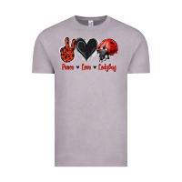 Vintage Zinc Peace Love Ladybug Vintage Tee - Jasminsmagicworld