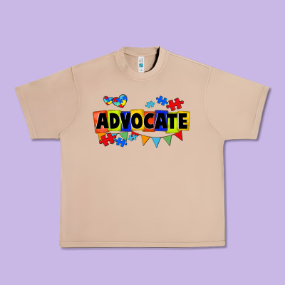 Advocate Autism Urban Heavy Tee Designed By Fadigitalartstudio