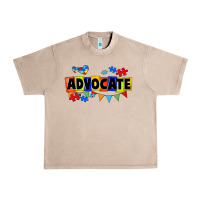 French Oak Advocate Autism Urban Heavy Tee - FaDigitalArtStudio