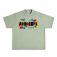 Oil Green Advocate Autism Urban Heavy Tee - FaDigitalArtStudio