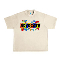 Sandshell Advocate Autism Urban Heavy Tee - FaDigitalArtStudio