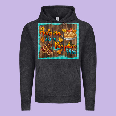 Autumn Skies Pumpkin Pies Tumbler Vintage Hoodie Designed By Bundleandbundleshop