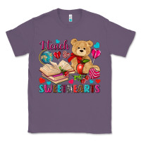 Lavender I teach sweethearts Valentine's Day Classic Tee - HowdyJamesFarm