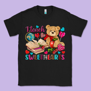I Teach Sweethearts Valentine's Day Classic Tee Designed By Howdyjamesfarm