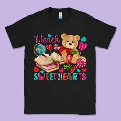 I Teach Sweethearts Valentine's Day Classic Tee Designed By Howdyjamesfarm
