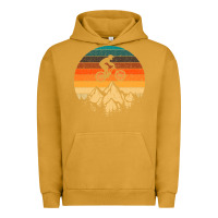 Pigment Peanut Butter mountainbike downhill retro vintage gift   mountain bike Urban Hoodie - DesigneFamous