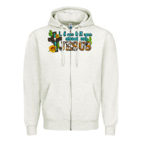 Oatmeal Heather let me tell you about my jesus Zipper Hoodie - AdoDesignShop