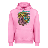 Fuchsia Pink Blame It All On My Roots Urban Hoodie - JahusDesignShop