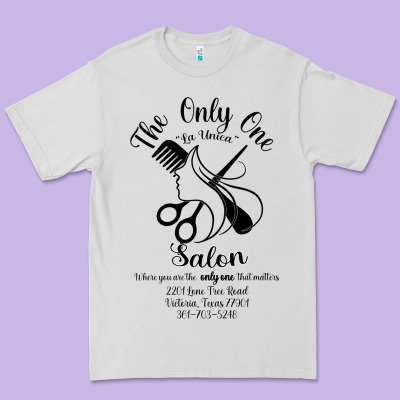 The Only One Salon Premium Tee Designed By Jasminsmagicworld