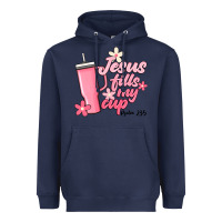 Navy jesus fills my cup Heavyweight Hoodie - JahusDesignShop