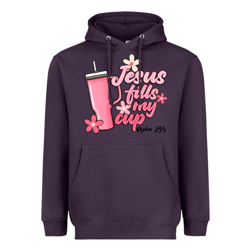 Jesus Fills My Cup Heavyweight Hoodie by JahusDesignShop | Teevron