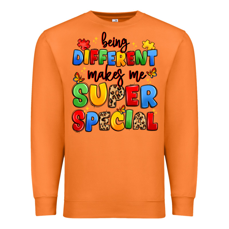 Being Different Makes Me Super Special Premium Sweatshirt by JahusDesignShop | Teevron