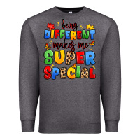 Charcoal Heather being different makes me super special Premium Sweatshirt - JahusDesignShop