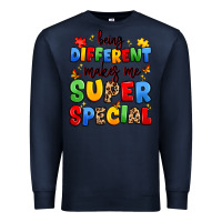 Navy being different makes me super special Premium Sweatshirt - JahusDesignShop