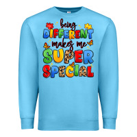 Ocean Blue being different makes me super special Premium Sweatshirt - JahusDesignShop