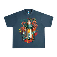Midnight Navy Let's get lit Urban Heavy Tee - FaDigitalArtStudio