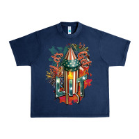 Navy Let's get lit Urban Heavy Tee - FaDigitalArtStudio