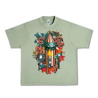 Oil Green Let's get lit Urban Heavy Tee - FaDigitalArtStudio