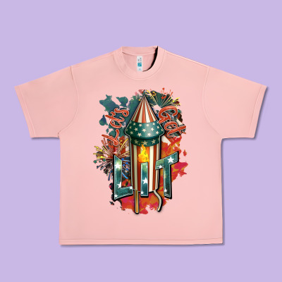 Let's Get Lit Urban Heavy Tee Designed By Fadigitalartstudio