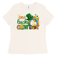 Bone One lucky cowboy St. Patricks day Ladies Tee - HowdyJamesFarm