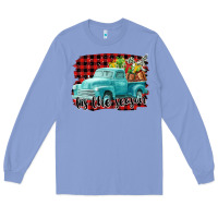 Colony Blue Tis The Season Christmas Truck Long Sleeve Tee - FaDigitalArtStudio