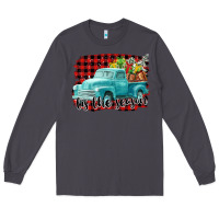 Smoke Tis The Season Christmas Truck Long Sleeve Tee - FaDigitalArtStudio