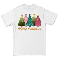 White merry christmas trees Premium Tee - CowGirlArtShop