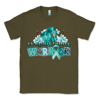 Army Green ovarian cancer warrior Classic Tee - CowGirlArtShop