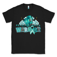 Black ovarian cancer warrior Classic Tee - CowGirlArtShop