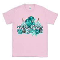 Bubblegum Pink ovarian cancer warrior Classic Tee - CowGirlArtShop