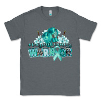 Charcoal Heather ovarian cancer warrior Classic Tee - CowGirlArtShop