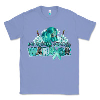 Colony Blue ovarian cancer warrior Classic Tee - CowGirlArtShop