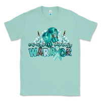 Seafoam ovarian cancer warrior Classic Tee - CowGirlArtShop