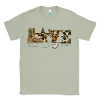Matcha camouflage military boots love Classic Tee - Artiststas