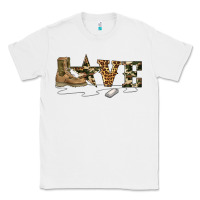 White camouflage military boots love Classic Tee - Artiststas
