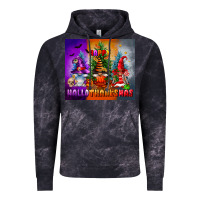 Cloud Black happy hallothanksmas Vintage Hoodie - FaDigitalArtStudio