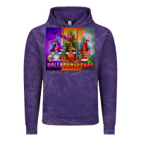 Cloud Purple happy hallothanksmas Vintage Hoodie - FaDigitalArtStudio