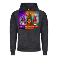 Vintage Black happy hallothanksmas Vintage Hoodie - FaDigitalArtStudio