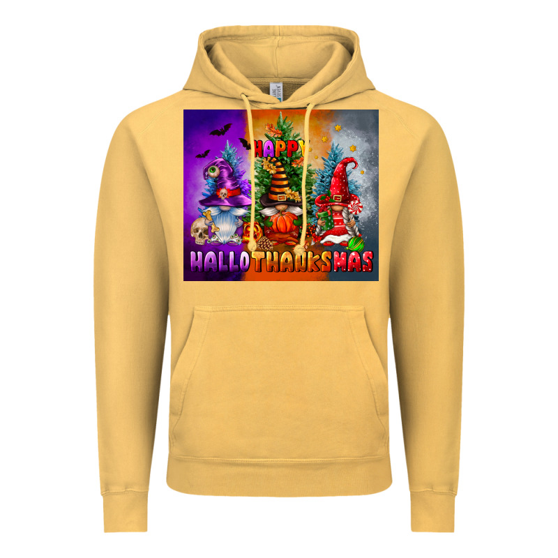Happy Hallothanksmas Vintage Hoodie by FaDigitalArtStudio | Teevron