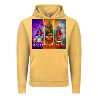 Vintage Mustard happy hallothanksmas Vintage Hoodie - FaDigitalArtStudio