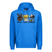 True Royal peace love ostrich Premium Hoodie - LillyAllenDesigns