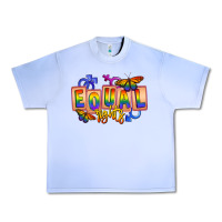 Grape Ice Equal rights Urban Heavy Tee - FaDigitalArtStudio