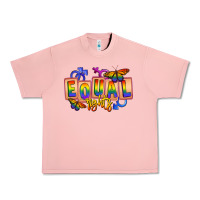 Salmon Equal rights Urban Heavy Tee - FaDigitalArtStudio