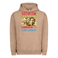 Pigment Burro socialism Urban Hoodie - DesigneFamous