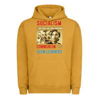 Pigment Peanut Butter socialism Urban Hoodie - DesigneFamous