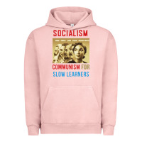 Pigment Salmon socialism Urban Hoodie - DesigneFamous