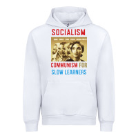 White socialism Urban Hoodie - DesigneFamous